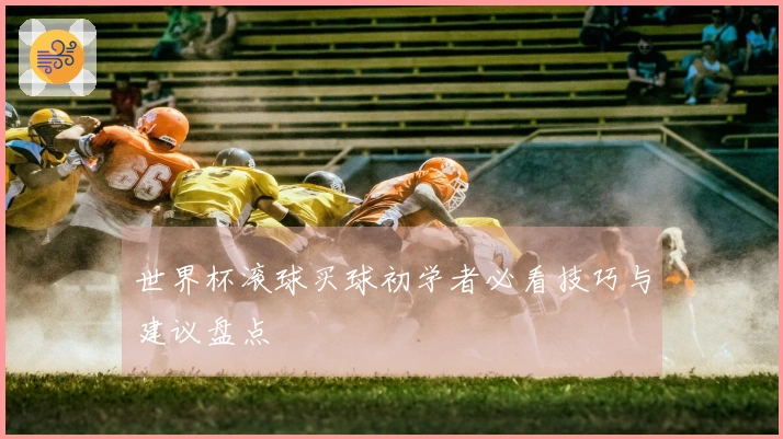 世界杯滚球买球初学者必看技巧与建议盘点
